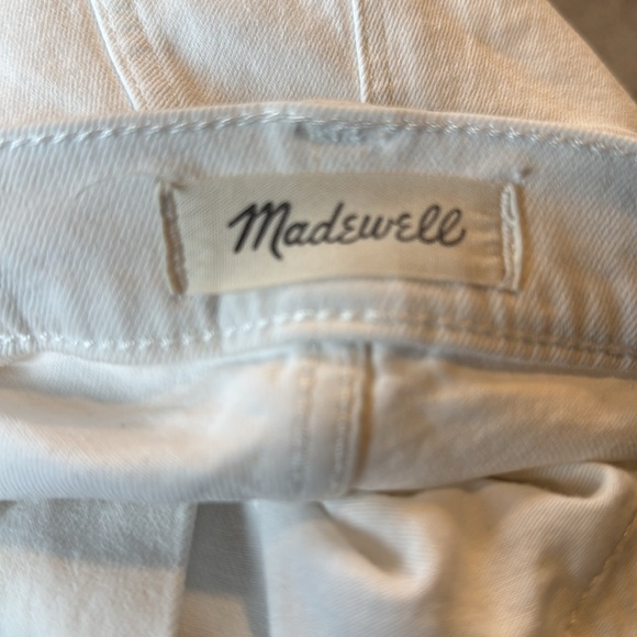 Madewell The High-Rise Slim Boyjean in Tile White - Picture 7 of 16